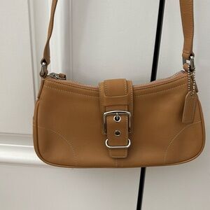 Tan Coach bag